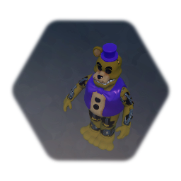 Cali's Withered golden freddy
