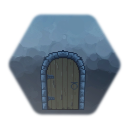 Pixel art door