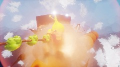 Yellow vs blue & final boss of black