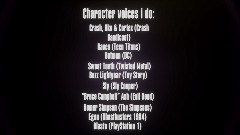 List of character voices i do