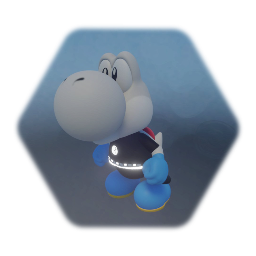 Snowy the White Yoshi (My style) Dimension madness
