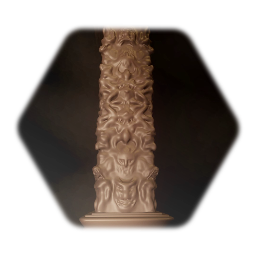 Pillar face totem