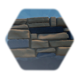 Stone Wall Section