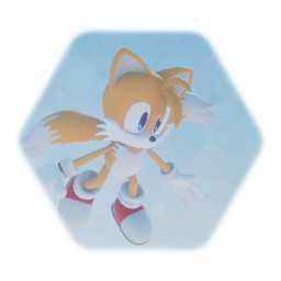 Tails the fox with flying effect