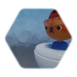 stuck in the toilet