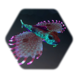 Painted Flying Fish or Bottom Feeders Swimming Action Colorful