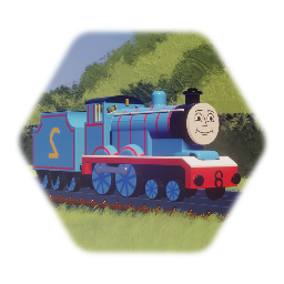 Edward the blue engine train thomas the tank free 3D model