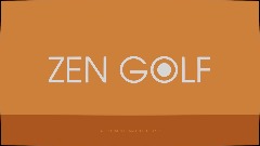 Zen Golf - Main menu