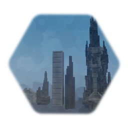 Sci fi Cyber Punk Tower Kit