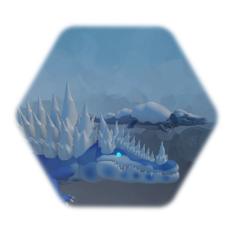 Frozen Crocodile & Snowy Alligator Enemy