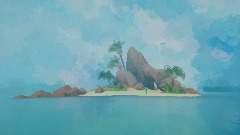 Tropical Island scene