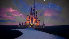 Disney Castle Remix with water
