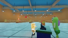 Bikini bottom Toy barrel inside