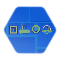 Geometry Dash - Cube, ship, ball and UFO