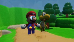 Mario 64 ready to race scene