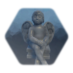 Cherub statue
