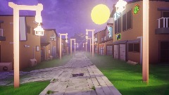 Remix of Japanese village Bar area