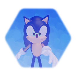 Playable Sonic Generations Style Modern Sonic Model