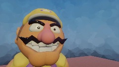 Wario Jumps on a "Trampoline"