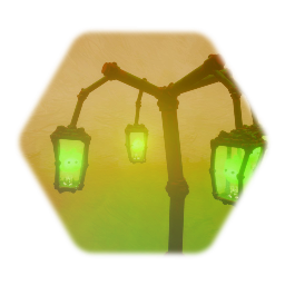 Haunted Halloween Streetlamp