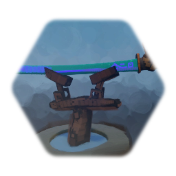 Remix of Samurai Sword Prop [Water Lord's Katana]