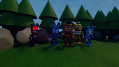 Fnaf wold map 1 wif toy bonnie