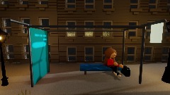 Waiting for the bus.