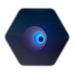 Glowing Blue Eye