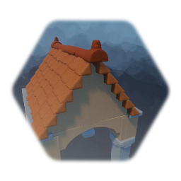 Stone Archway with Tiled Roof