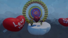 Cheesey Valentine Scene