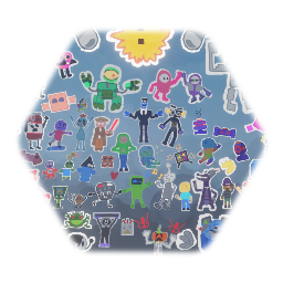 Stylised TPOD characters