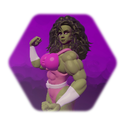 Retro She-Hulk w/ custom moveset