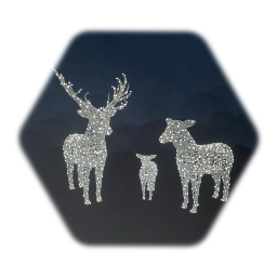 Raindeer Christmas Lights. Christmas Decoration