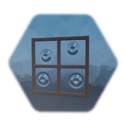 Bullseye Glass Window Pane for ShadowMe