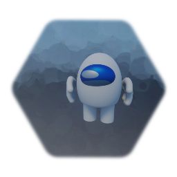 Among us crewmate with hands