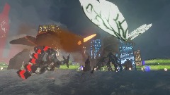 Godzilla ataque de los montruos 1