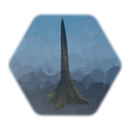 Dried Kapok Tree Stump