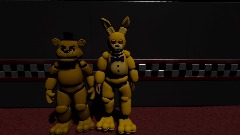 Golden Freddy Slaps Springtrap (Went wrong)