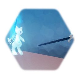 A Wisp and a shadow Cat fighting