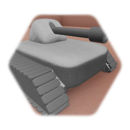 Tank with logically correct animated chain drive