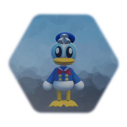 Donald Duck platformer puppet