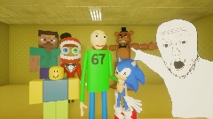 Baldi in the Backrooms 67 Roblox mode Five Nights at Freddys