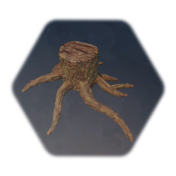 Realistic tree stump