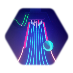 Drop Slide Bowling - Neon!