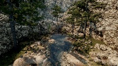 Relaxing realistic scene