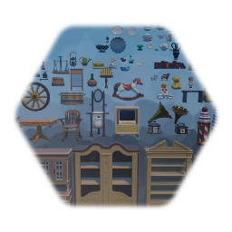 All stuff of my Antique Shop level