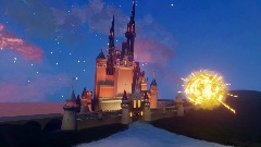 Disney Castle except it was war time