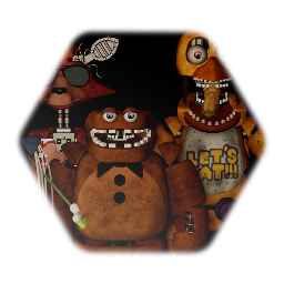 Withered fnaf 2 Meme animatronic models