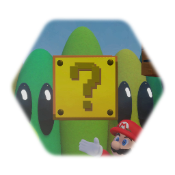 Mario Question Mark Block (3D, Working)