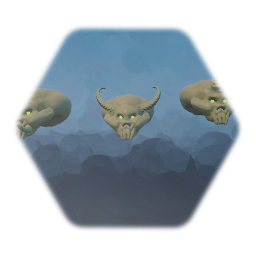 Demon skulls